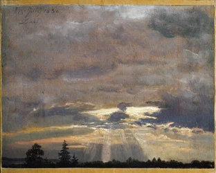 Étude des nuages avec les rayons du soleil
