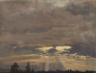 Étude des nuages avec les rayons du soleil