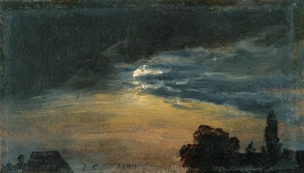 Nuages au clair de lune