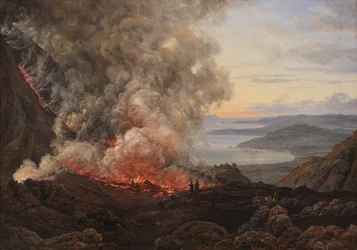 Éruption du volcan Vésuve, 1821