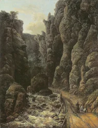 Gorge dans la Suisse saxonne