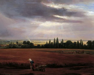 Paysage près de Dresde