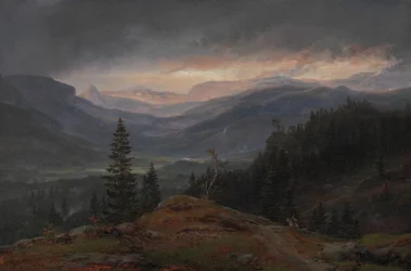 Vue sur Hallingdal, 1844