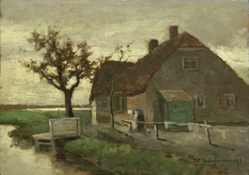 Maison de paysan au bord d