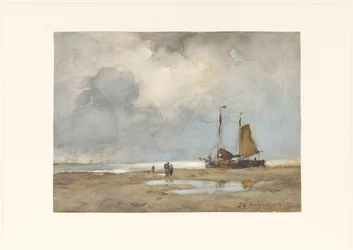 Vue sur la plage
