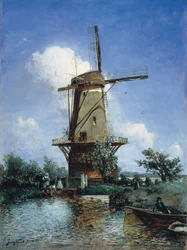 Moulin à vent près de Delft