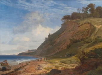 Une côte danoise. Vue de Kitnæs sur le fjord de Roskilde. Zélande