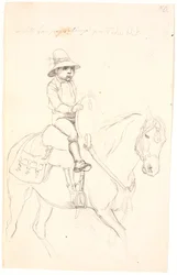 Petit garçon à cheval