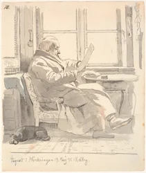 Portrait du grand-père de J. Th. Lundbye, conseiller de justice et percepteur E. Bonnevie