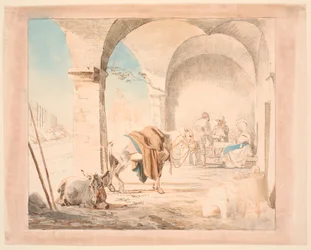 Scène dans une fromagerie
