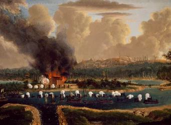 Bataille de Vransarii contre la Russie pour le contrôle des fjords à Kockis Kapell, 16 juin 1790