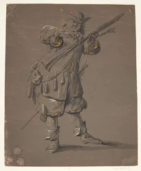 Soldat avec fusil