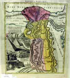 Aegyptus Hodierna, carte de l