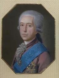Portrait du général comte Mikhaïl Mikhaïlovitch Golitsyne 1731-1806, 1786