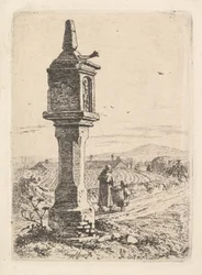 Colonne commémorative avec une main de fer, 1811
