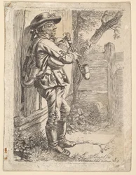 Le Joueur de Cornemuse, 1819