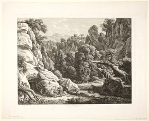 Paysage avec la Tentation du Christ