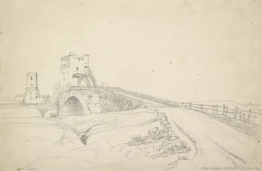 Le Ponte Salario près de Rome, 1821