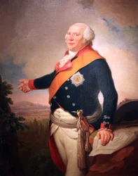 Portrait du roi Frédéric-Guillaume II de Prusse (1744-1797) avec une étoile de l