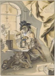 Le singe comme graveur et orfèvre