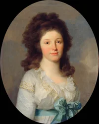Portrait de Henriette Gräfin von Egloffstein 1773-1864, 1795