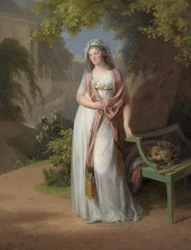 Portrait de la margravine Luise von Anhalt-Dessau (Louise de Brandebourg-Schwedt)