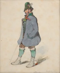 Paysans en costume de Berchtesgaden