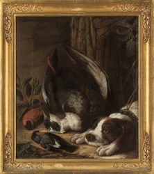 Un chien de chasse et sa proie, 1768