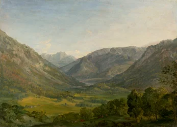 Vallée de montagne (Région de Ruhpolding)
