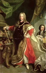 Charles VI (1685-1740), empereur du Saint-Empire romain, portant les robes de l