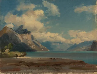 Près de Weesen au lac de Walen, Suisse