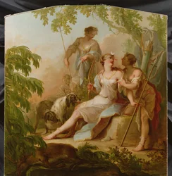 Diane Se Reposant Après la Chasse