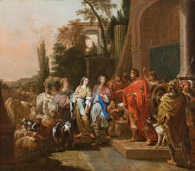 Abraham et Sarah devant Abimélec, 1681