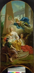 Allégorie représentant le règne prospère des Landgraves de Hesse-Cassel, 1764