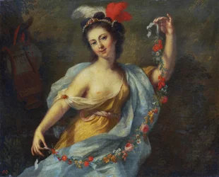La muse Terpsichore (les neuf muses, 1782)