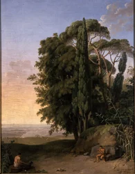 Paysage près de Frascati, 1783