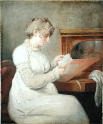 Portrait de la poétesse Engel Christine Westphalen (1758-1840)