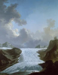 Le glacier du Rhône
