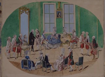 Grand-duc Pavel Petrovich et grande-duchesse Maria Fyodorovna à Vienne en 1782