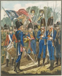 Membres de la troupe municipale et autres soldats de Philadelphie