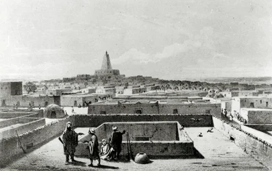Tombouctou depuis la Terrasse de la Maison du Voyageur, de 