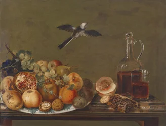 Nature morte avec figues et pommes