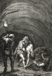 Mort de Guillaume II de Hollande tué par les Frisons, qui l