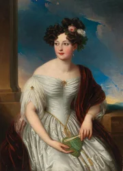 Portrait de la Reine Pauline Thérèse de Wurtemberg 1800-1873, 1831