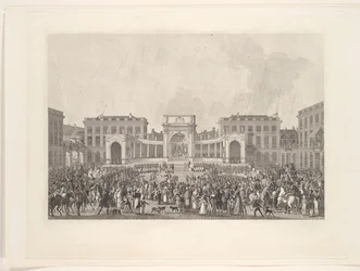 Inauguration du roi Guillaume Ier à Bruxelles, 1815