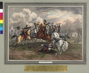 Sauvetage de Frédéric Dittmayer le 17 février 1814 à Villeneuve par le sergent-colonel baron de Trach de la captivité des cuirassiers français