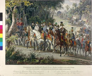 Traversée des montagnes des Vosges 1815