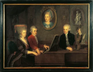 Autriche, Salzbourg, Famille Mozart