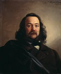 Portrait de Ferdinand Freiligrath 1810-1876, 1851