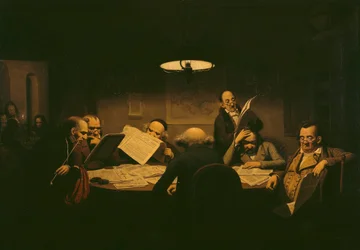 La Salle de lecture, 1843